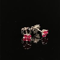 Boucles d'oreilles Recarlo Femme in Or Rubino 0.76 Ct XD 131/BRUB - XD 131/BRUB
